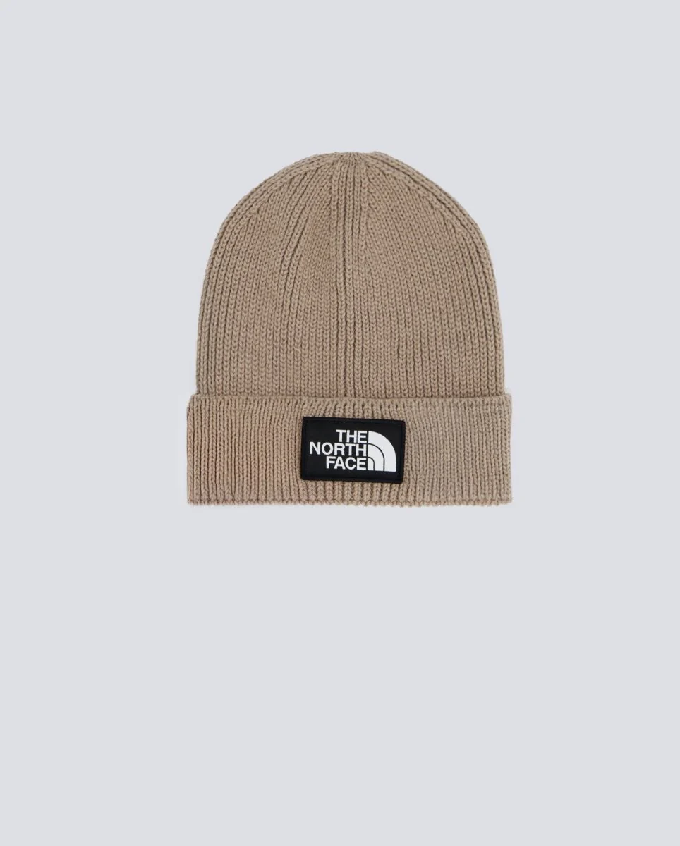 Gorro The North Face Logo Box Cuffed Beanie Beige Unisex