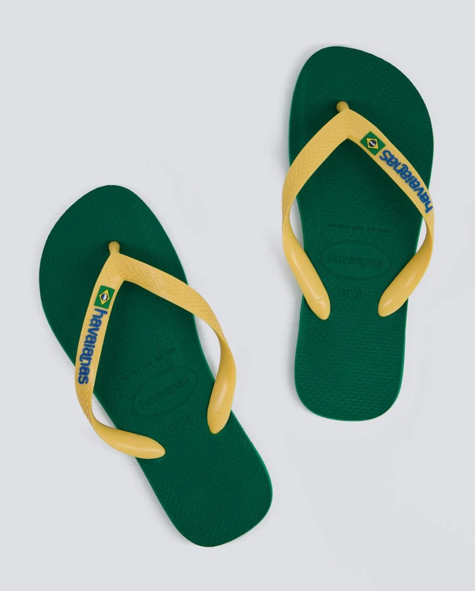 Havaianas Brasil Logo Verde Y Amarillo Mujer - Image 3