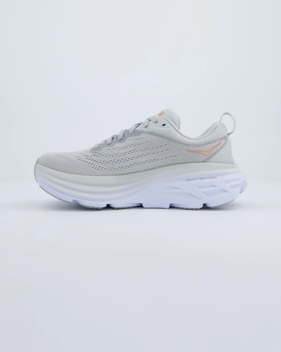 Hoka Bondi 8 Gris Mujer - Image 3