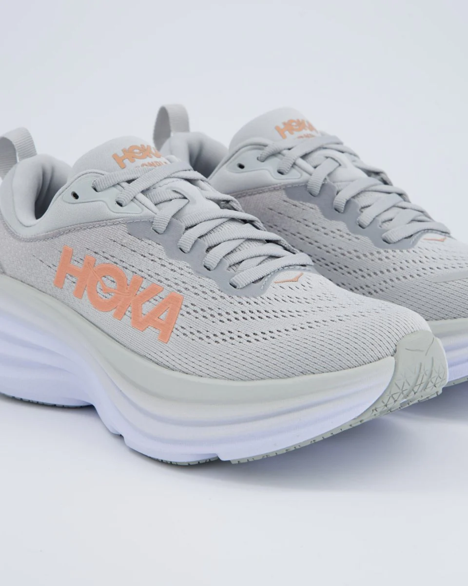 Hoka Bondi 8 Gris Mujer - Image 4