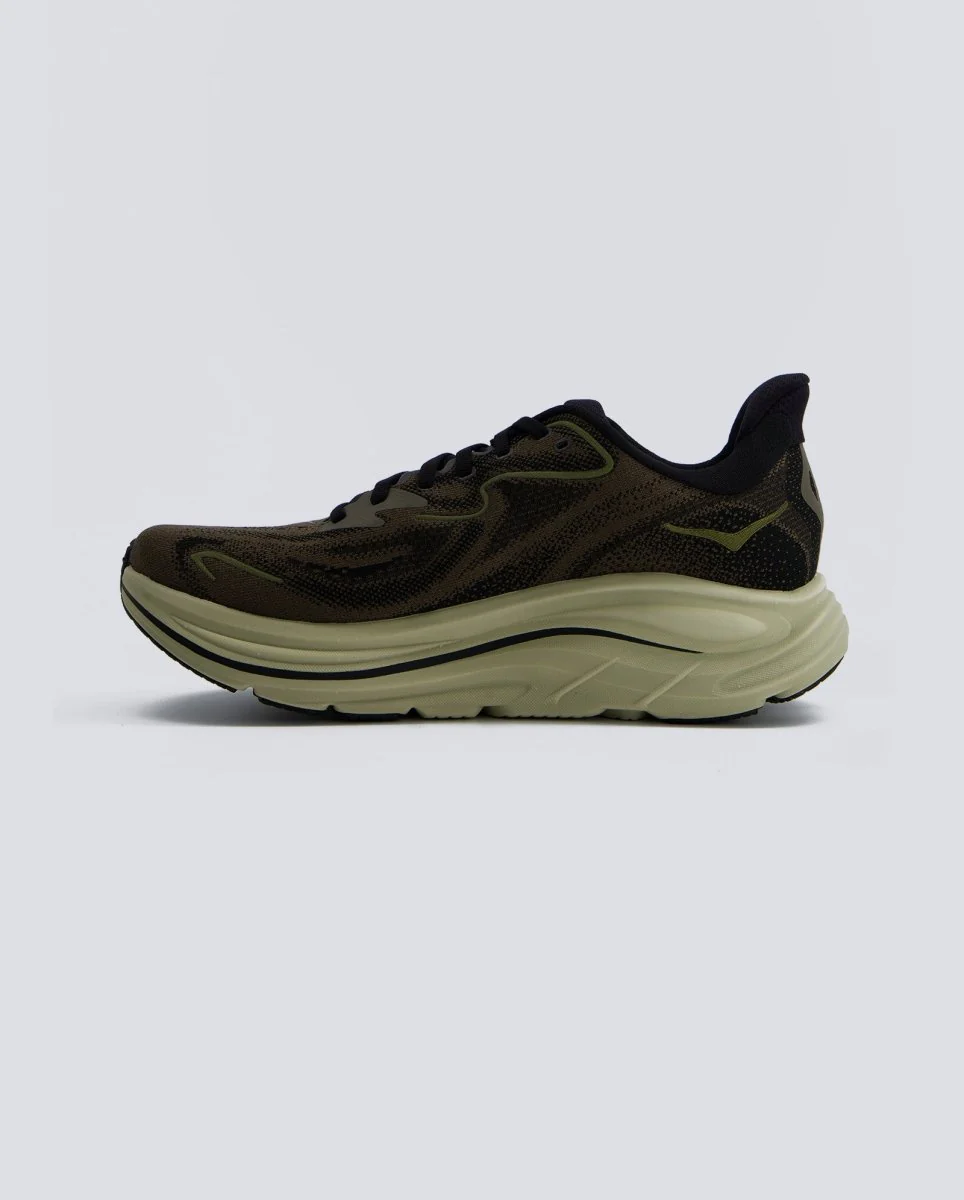 Hoka Clifton 10 Verde y Negro Hombre - Image 6