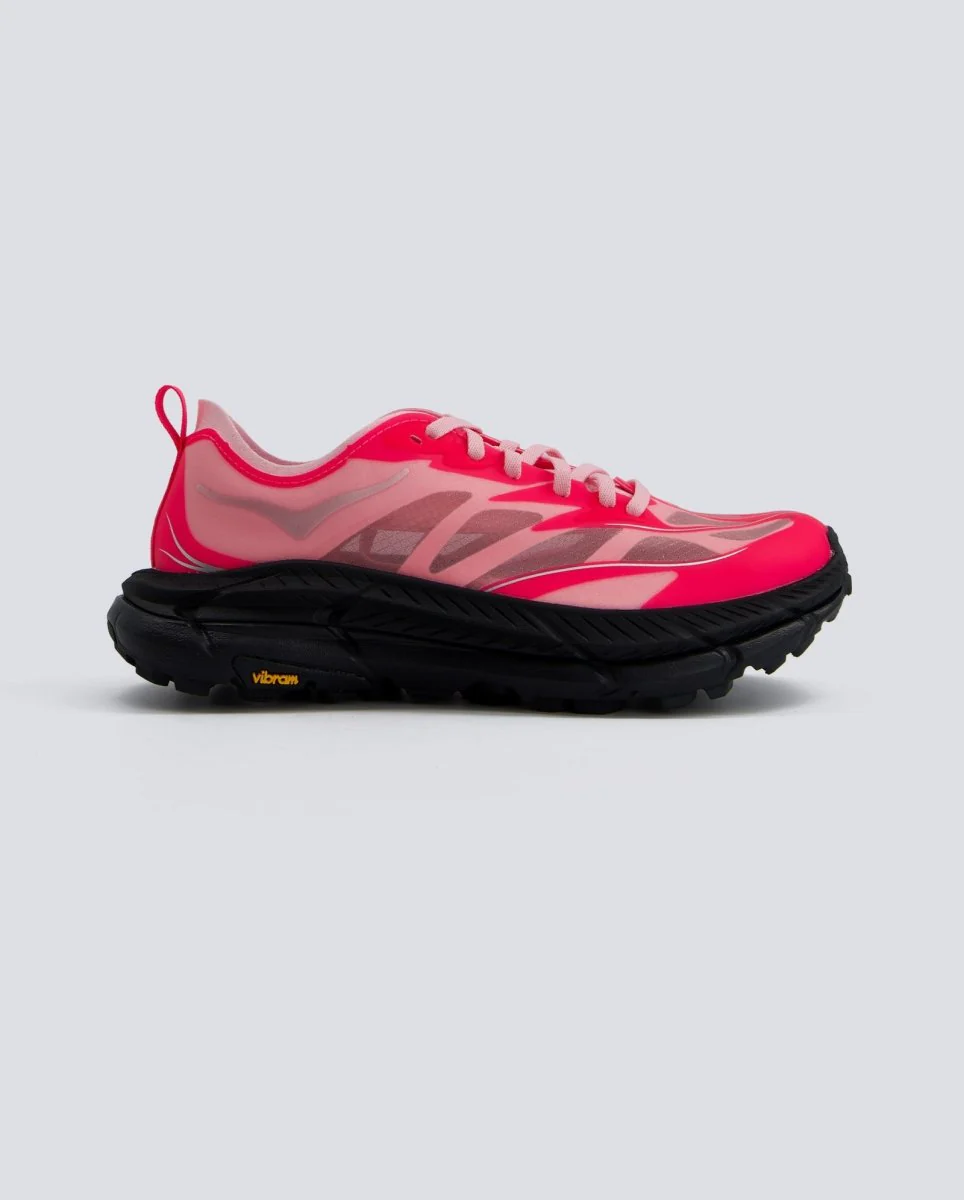 Hoka Mafate Speed 4 Lite Rosa Negro Mujer
