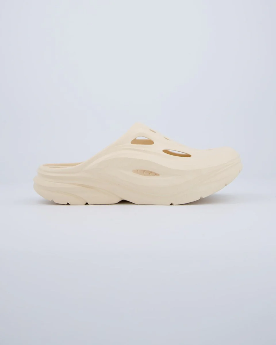 Hoka Ora Recovery Mule Beige Mujer