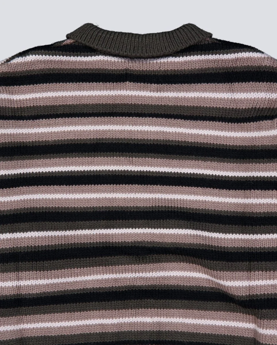 Jersey Butter Goods Ombre Stripe Knit Gris Unisex - Image 2