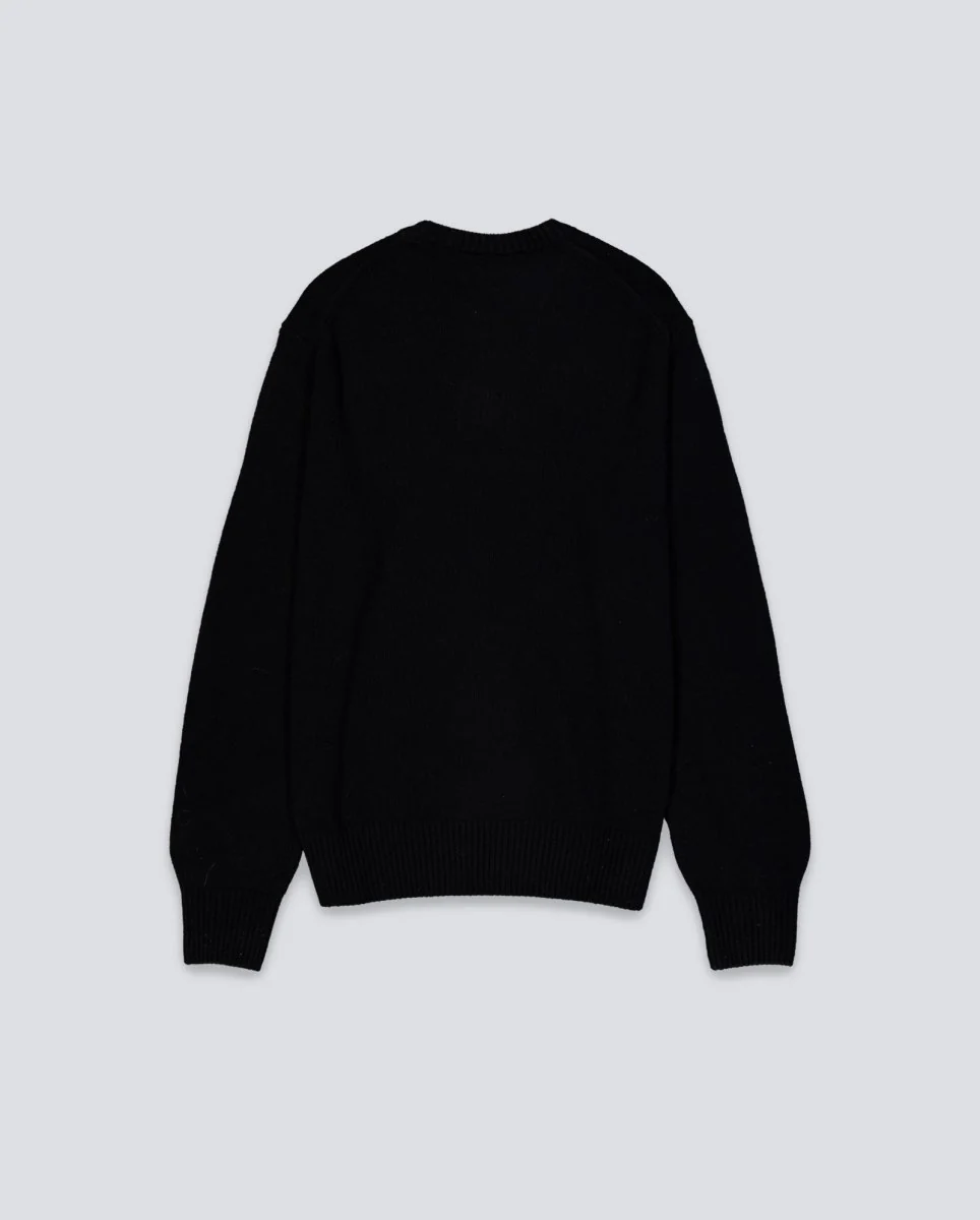 Jersey Lacoste Tricot Negro Unisex - Image 3