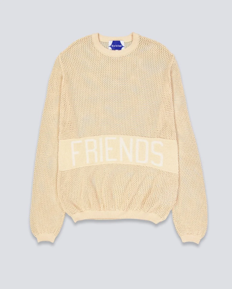 Jersey We Are Not Friends Friends Beige Hombre