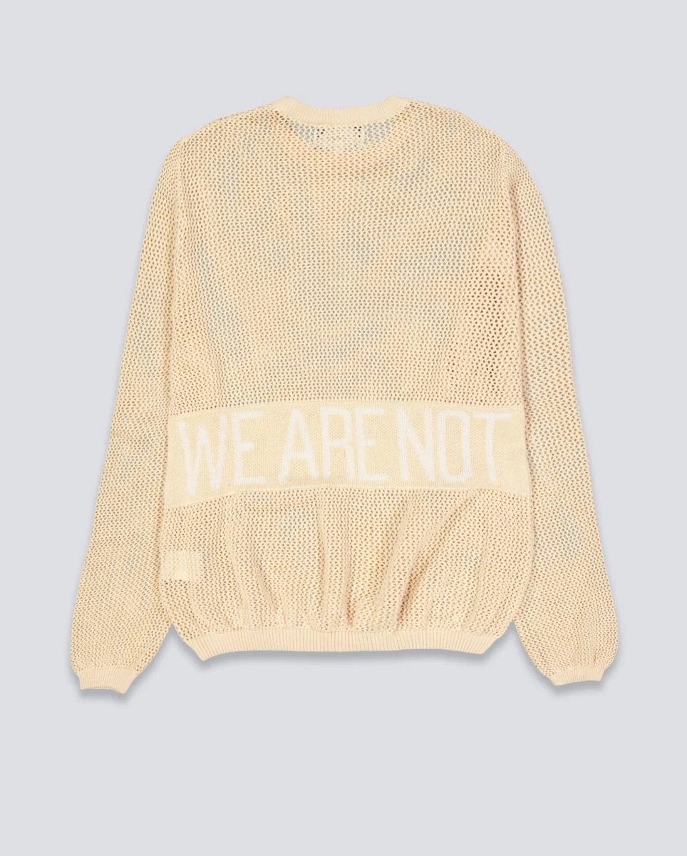 Jersey We Are Not Friends Friends Beige Hombre - Image 3