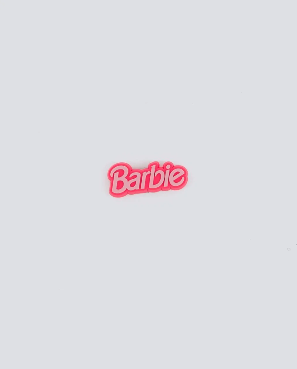 Jibbitz Crocs Barbie Retro Logo Rosa Unisex
