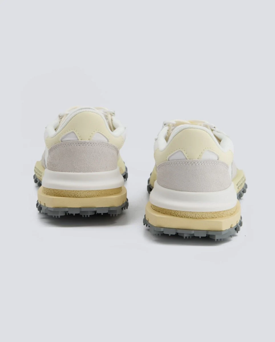 Lacoste Elite Active Blanco Amarillo Mujer - Image 6