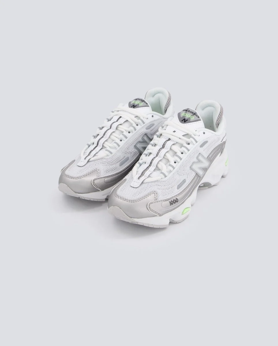New Balance 1000 Mint Flash Blanco Y Plateado Mujer - Image 5