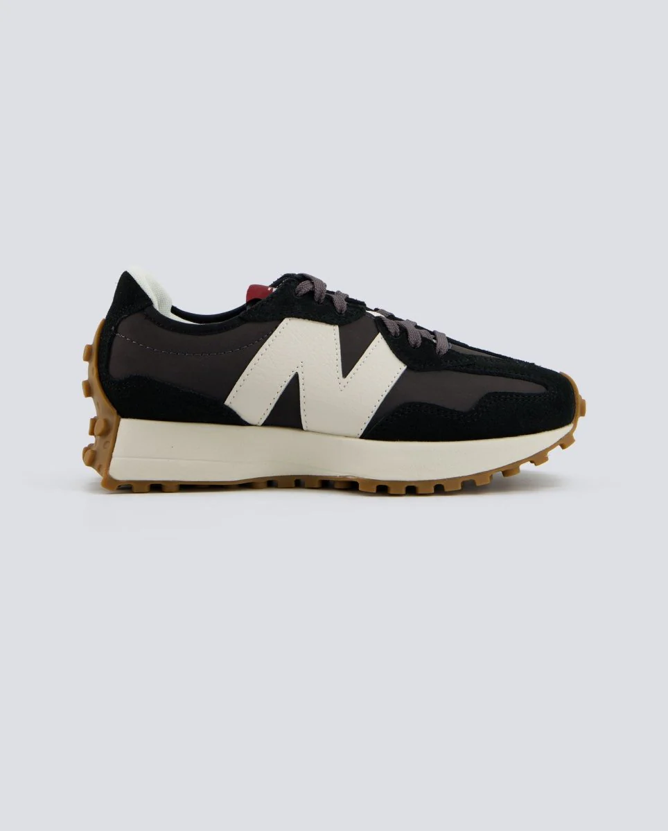New Balance 327 Negro Y Gris Mujer