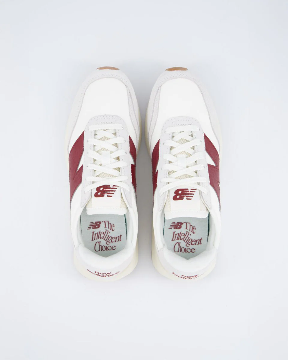 New Balance 370 Blanco Y Rojo Mujer - Image 4