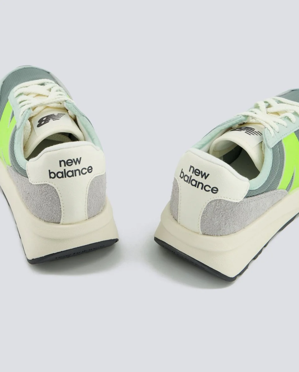 New Balance 370 Gris Y Amarillo Mujer - Image 6