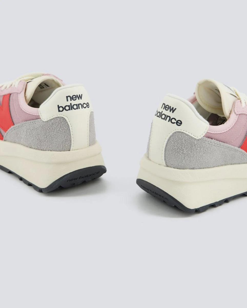 New Balance 370 Gris Y Rosa Mujer - Image 3