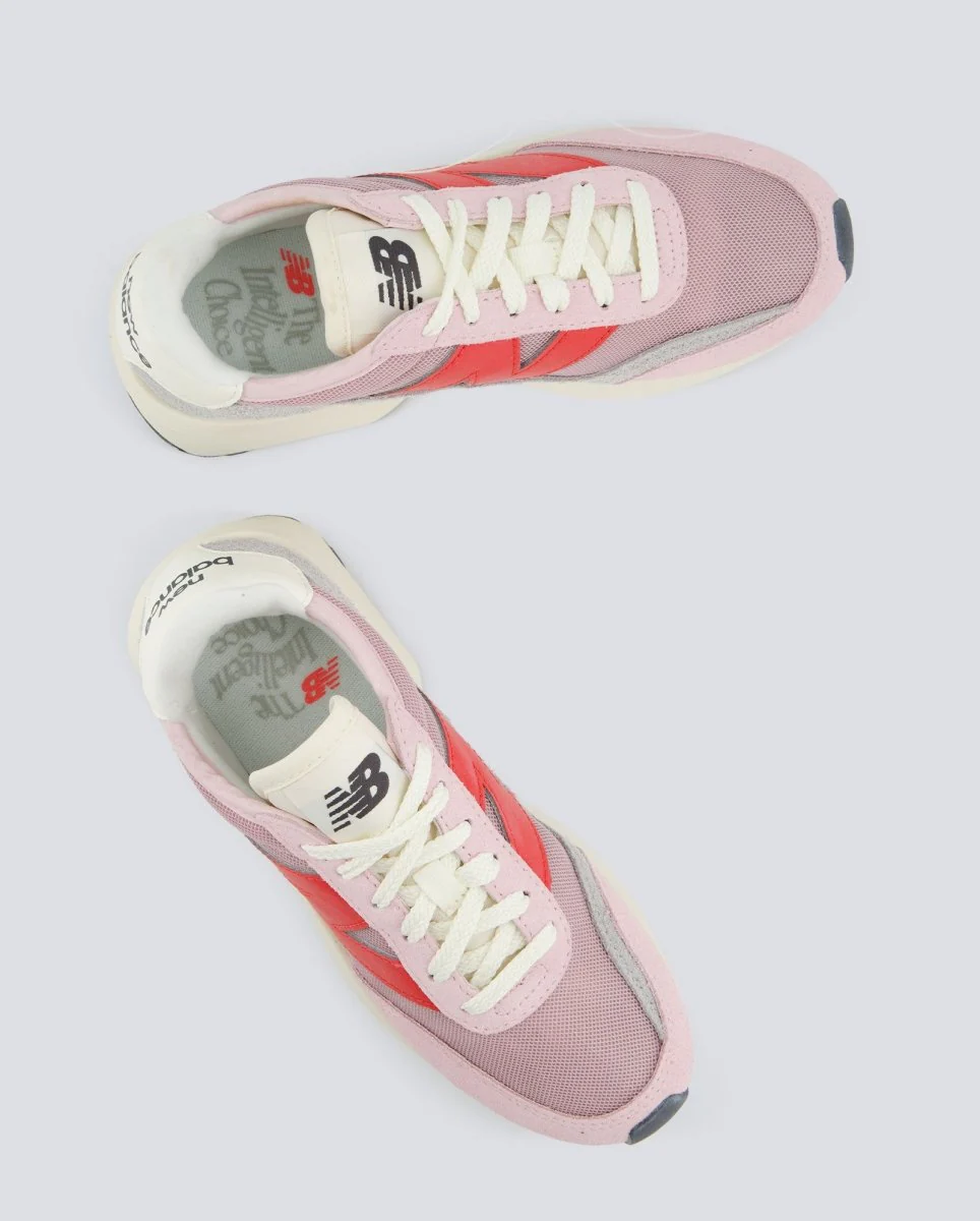 New Balance 370 Gris Y Rosa Mujer - Image 6