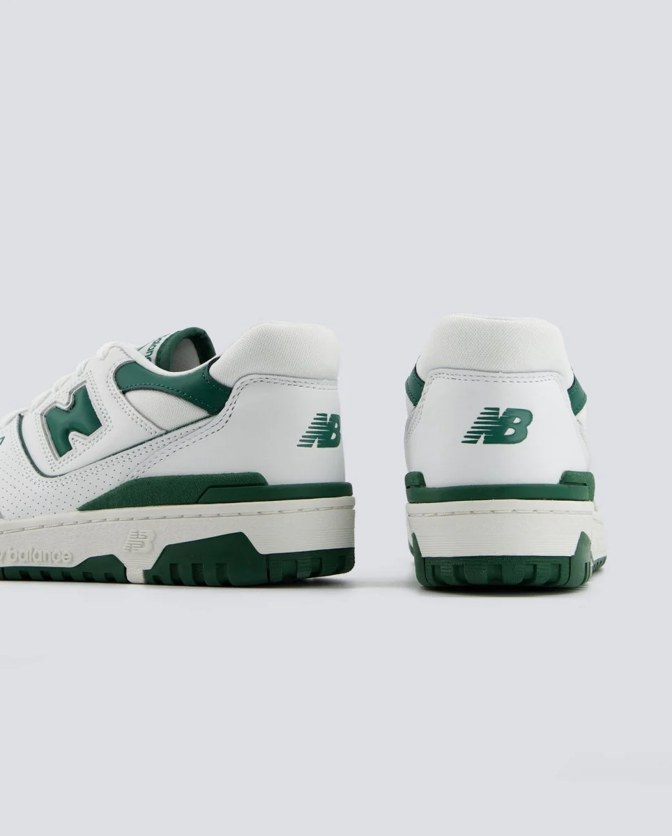 New Balance 550 Blanco Y Verde Hombre - Image 4