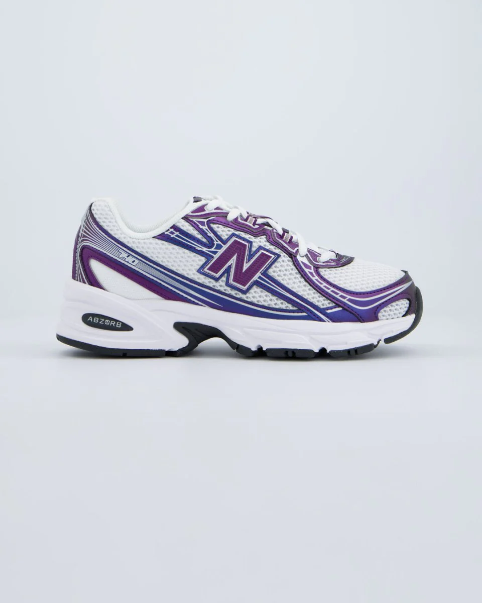 New Balance 740 Blanco Y Morado Mujer