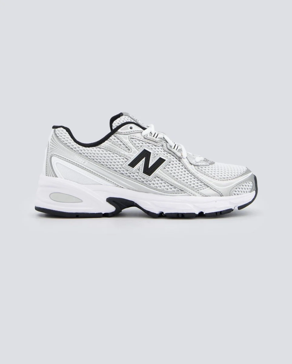 New Balance 740 Plateado Y Negro Mujer