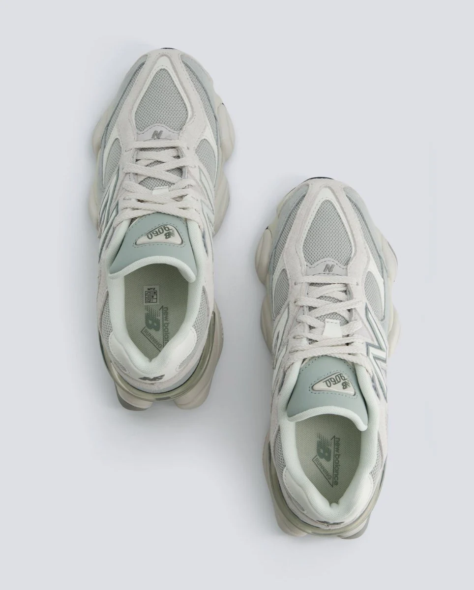New Balance 9060 Gris Y Beige Mujer - Image 5