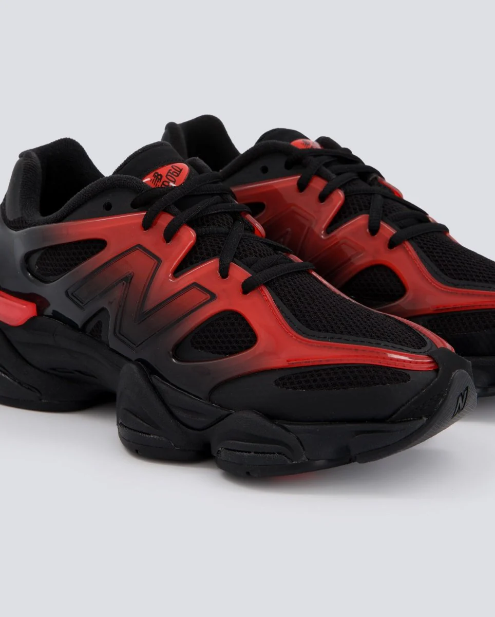 New Balance 9060 Negro Y Rojo Hombre - Image 2