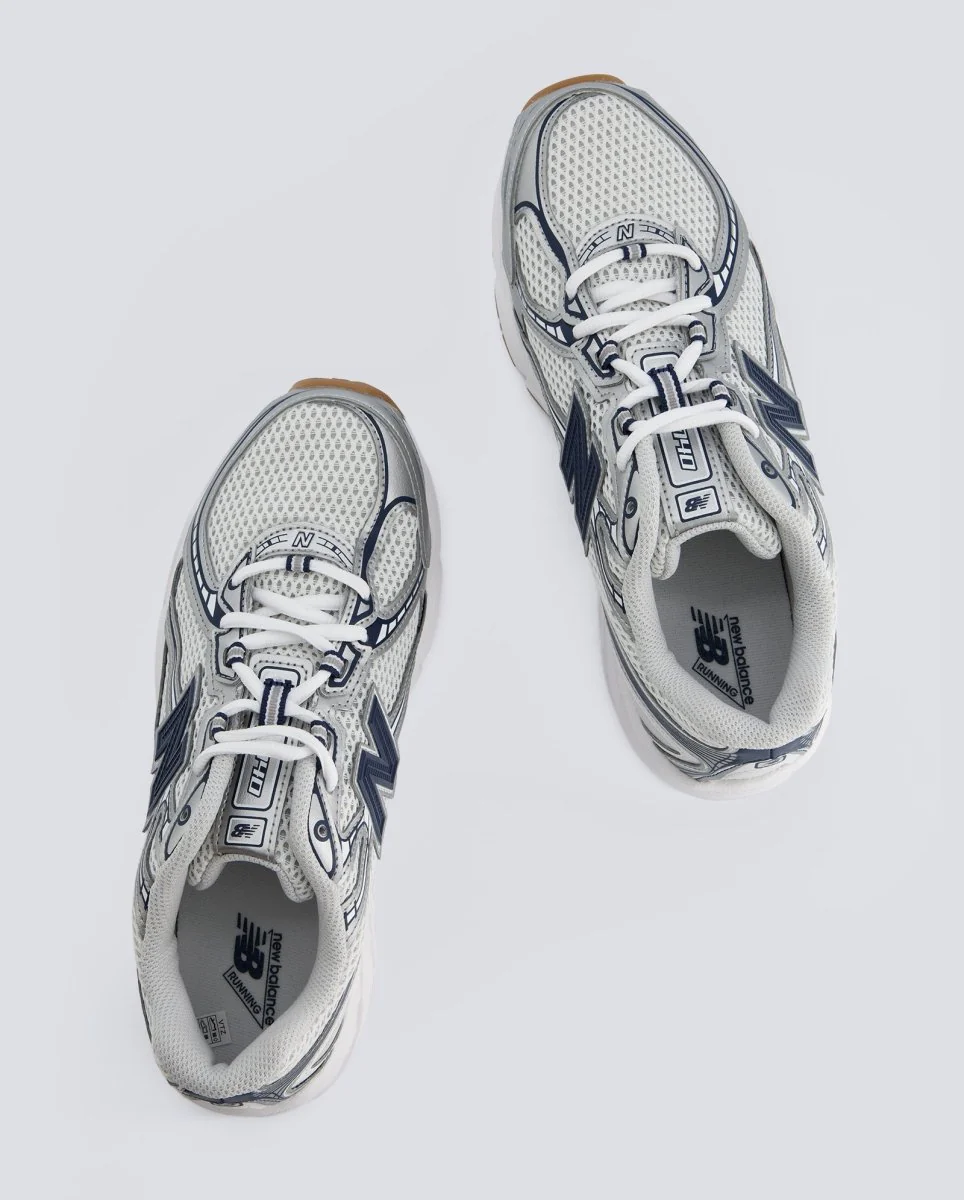 New Balance 740 Plateado y Azul Mujer - Image 3