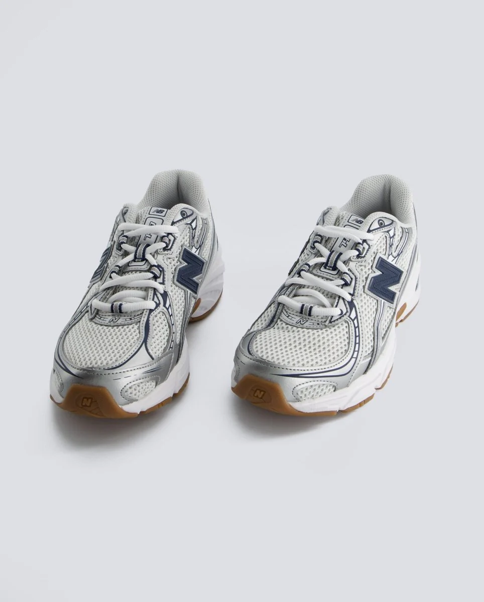 New Balance 740 Plateado y Azul Mujer - Image 6