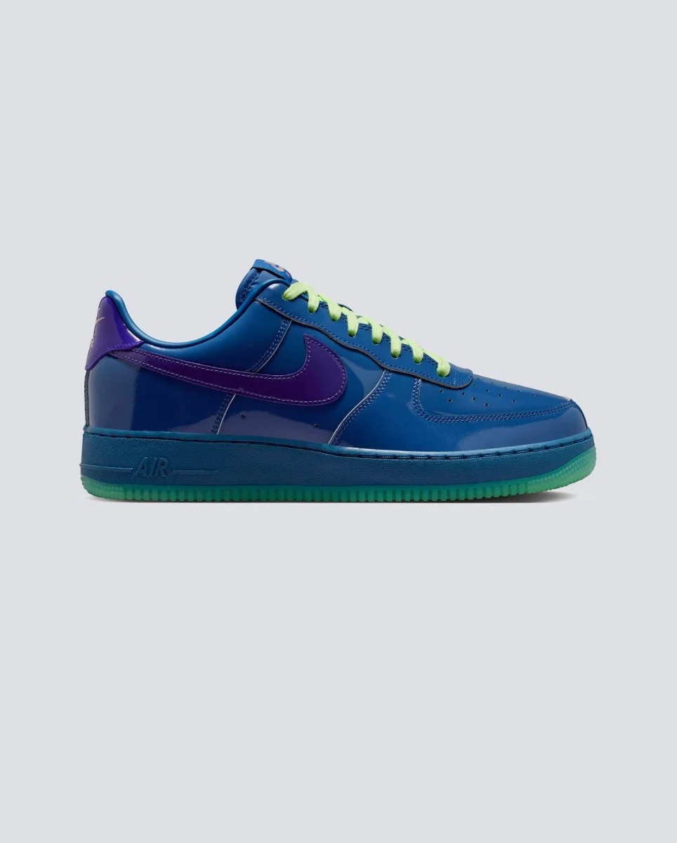 Nike Air Force 1 Low Patent Leather azul hombre