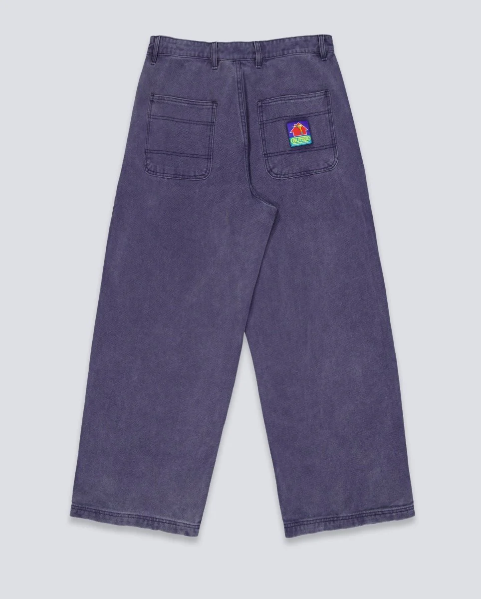 Pantalón Butter Goods Work Morado Hombre - Image 3