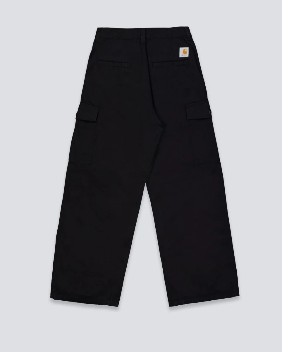 Pantalón Cargo Carhartt WIP Brady Negro Mujer - Image 3