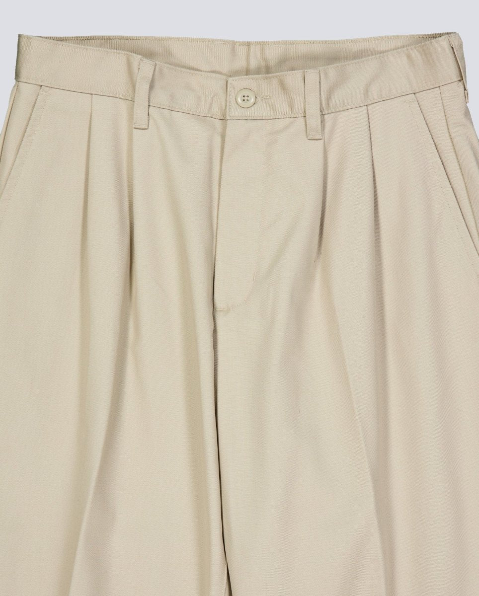Pantalón Carhartt WIP Evan Pleated Beige Hombre - Image 2