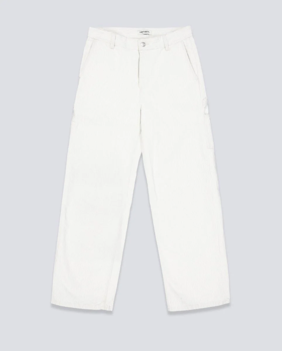 Pantalón Carhartt WIP Mercer Rayas Blanco Hombre