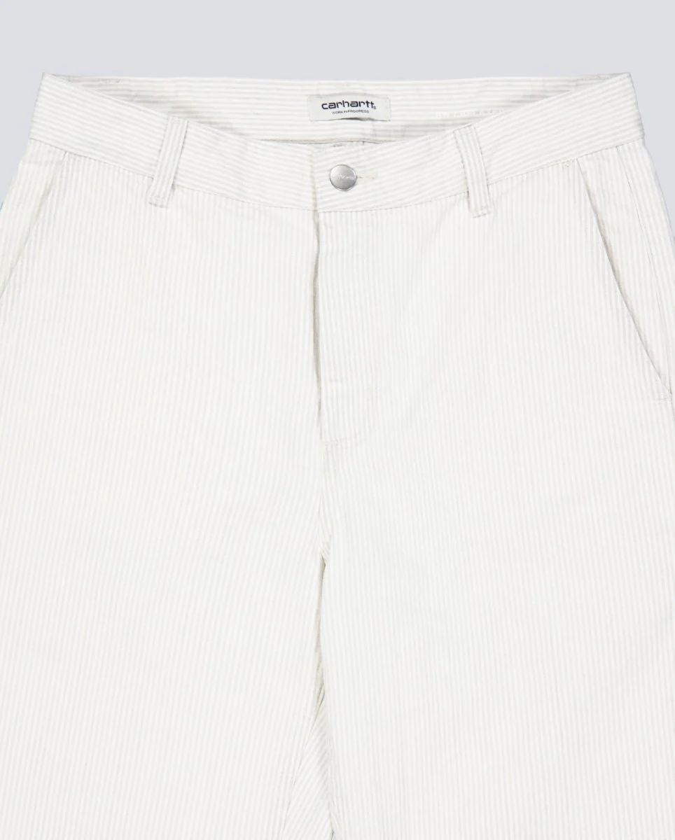 Pantalón Carhartt WIP Mercer Rayas Blanco Hombre - Image 3