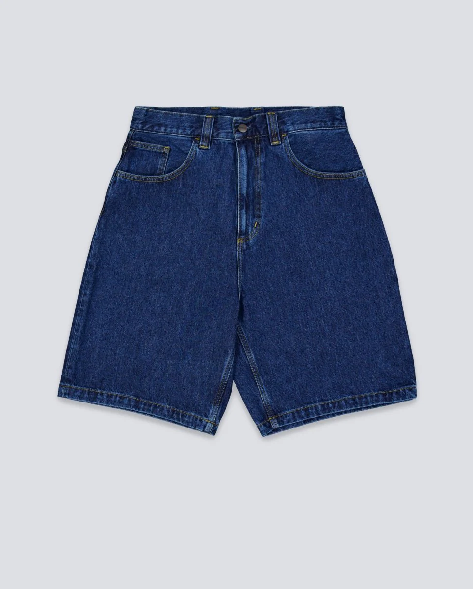 Pantalón Corto Carhartt WIP Brandon Azul Oscuro Hombre