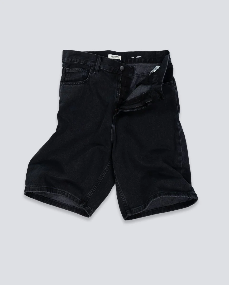 Pantalón Corto Carhartt WIP Brandon Negro Hombre - Image 2
