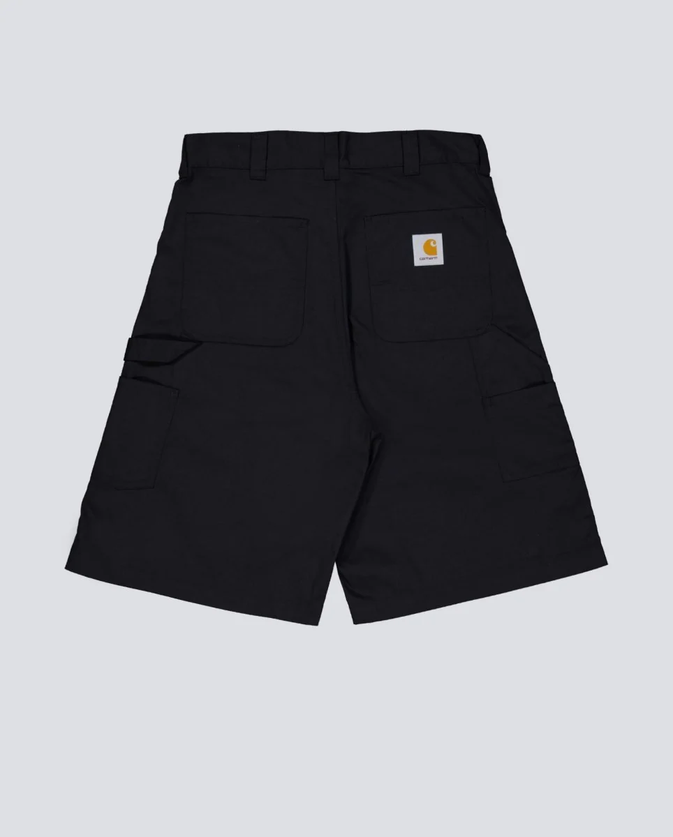 Pantalón Corto Carhartt WIP Postal Double Knee Negro Hombre - Image 3