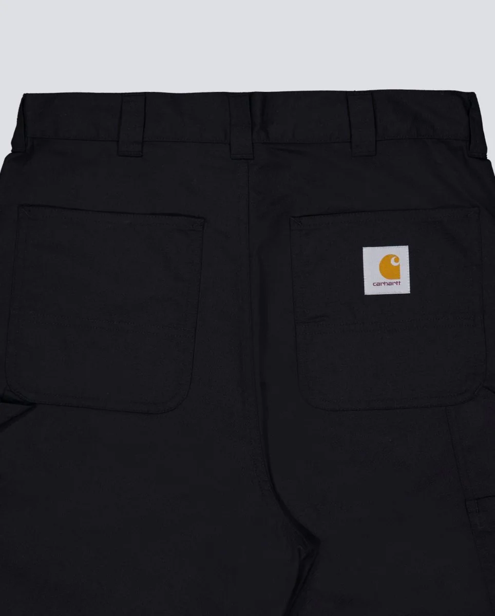 Pantalón Corto Carhartt WIP Postal Double Knee Negro Hombre - Image 5
