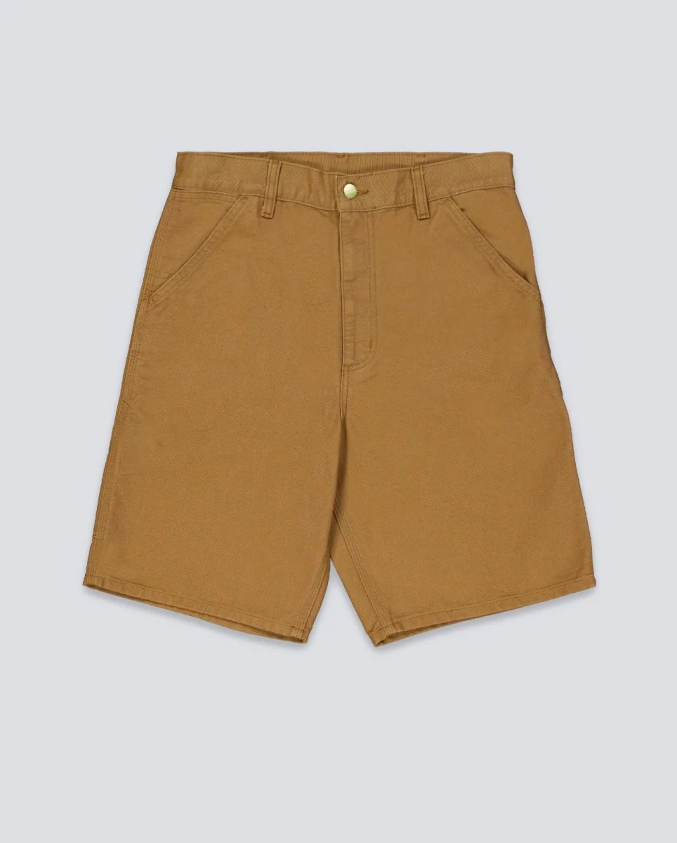 Pantalón Corto Carhartt WIP Single Knee Hamilton Marrón Hombre