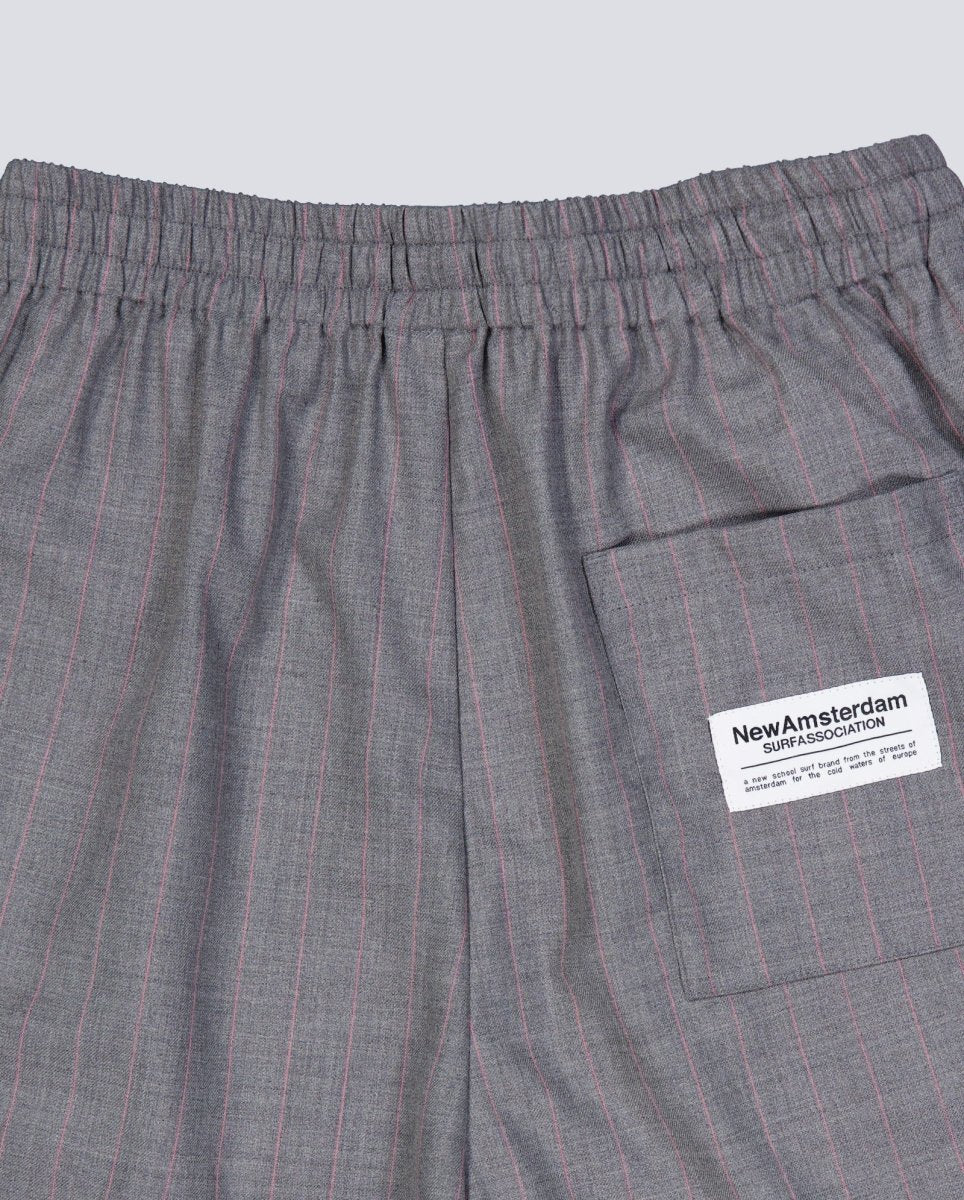 Pantalón Corto New Amsterdam Surf Association Wool Work Gris Rosa Unisex - Image 5