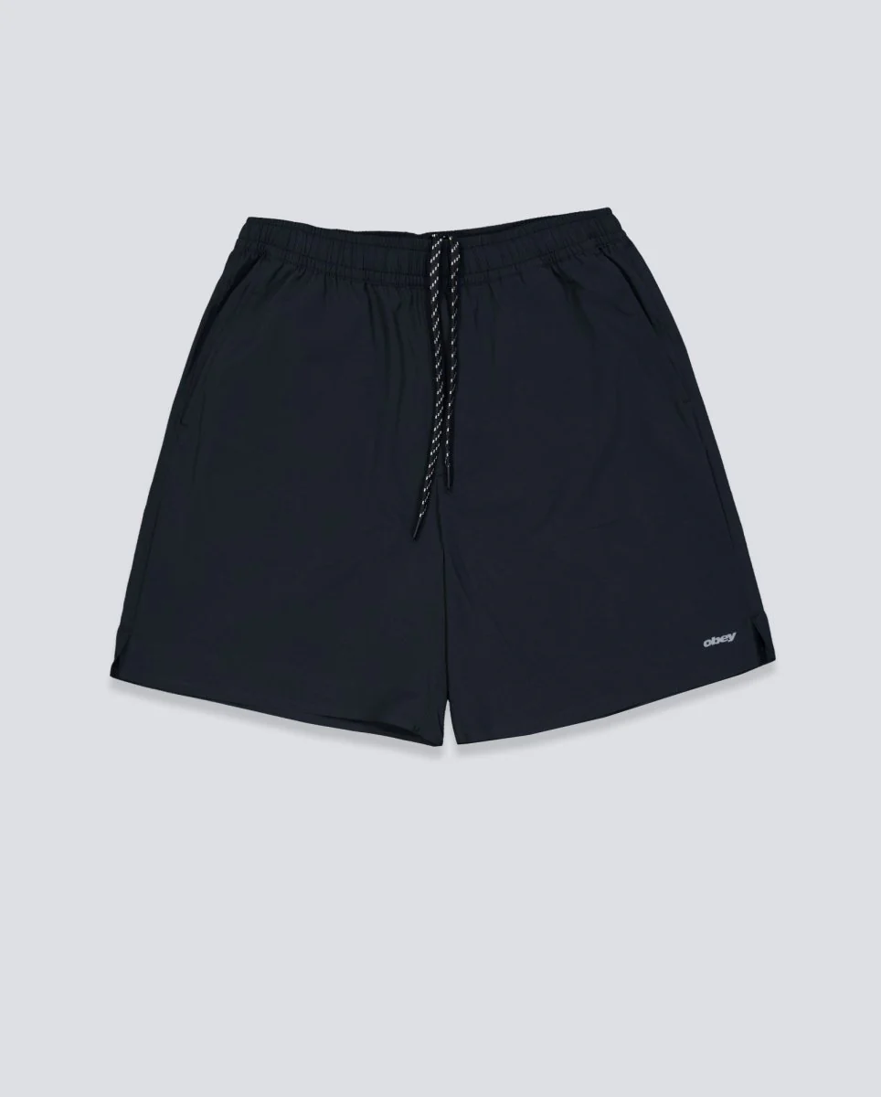 Pantalón Corto Obey Travel Negro Hombre