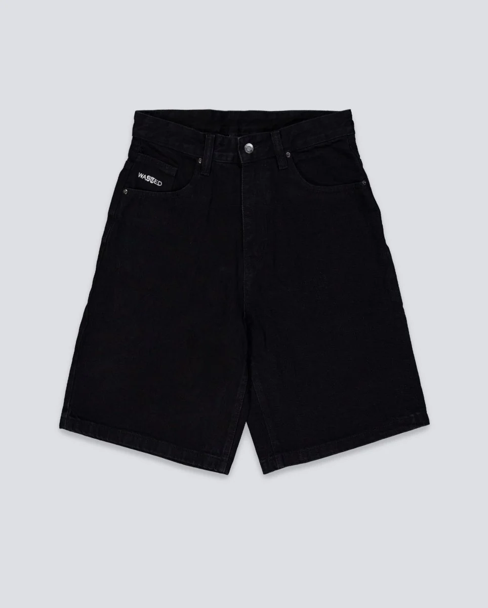 Pantalón Corto Wasted Paris Prey Casper Negro Unisex