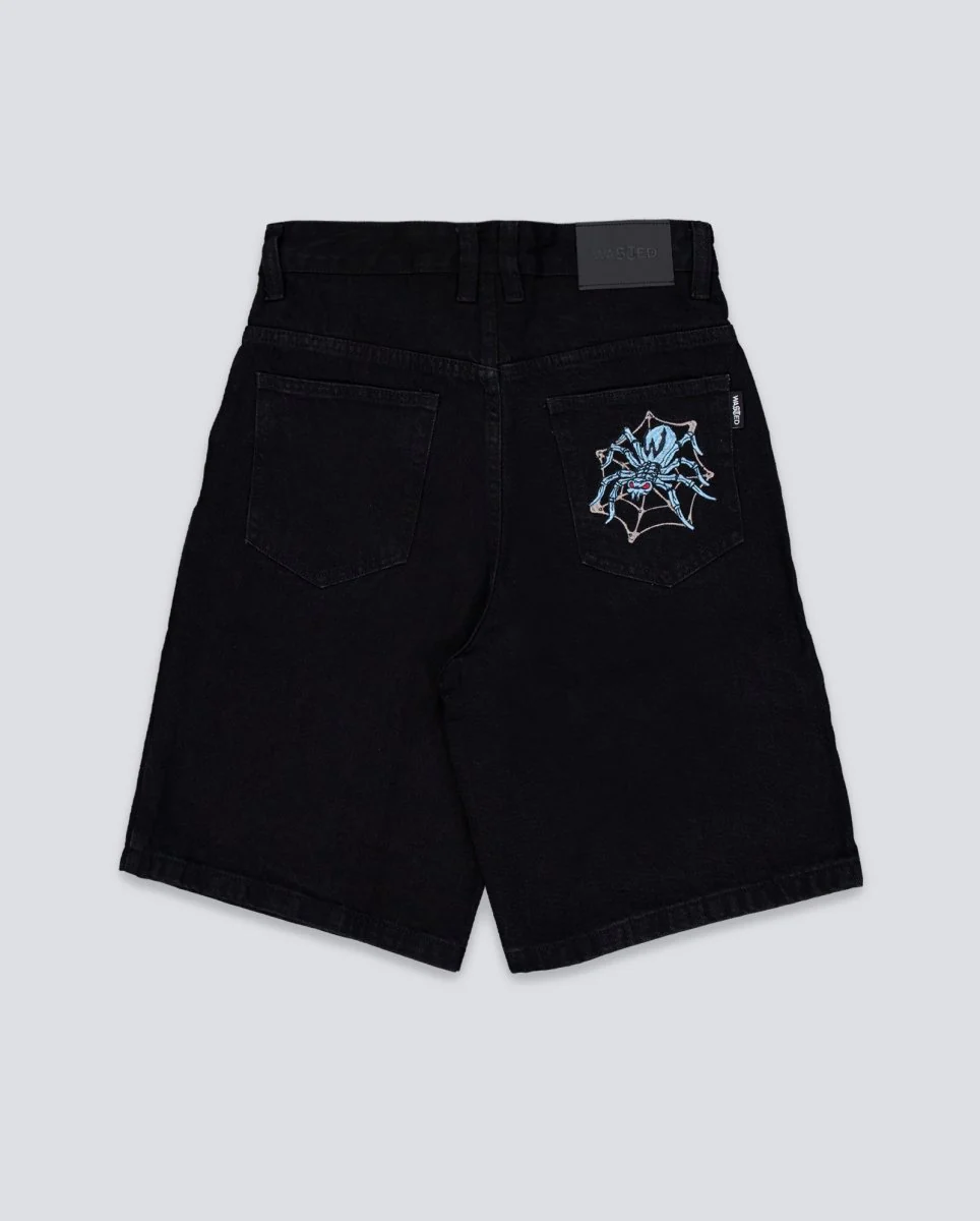 Pantalón Corto Wasted Paris Prey Casper Negro Unisex - Image 3