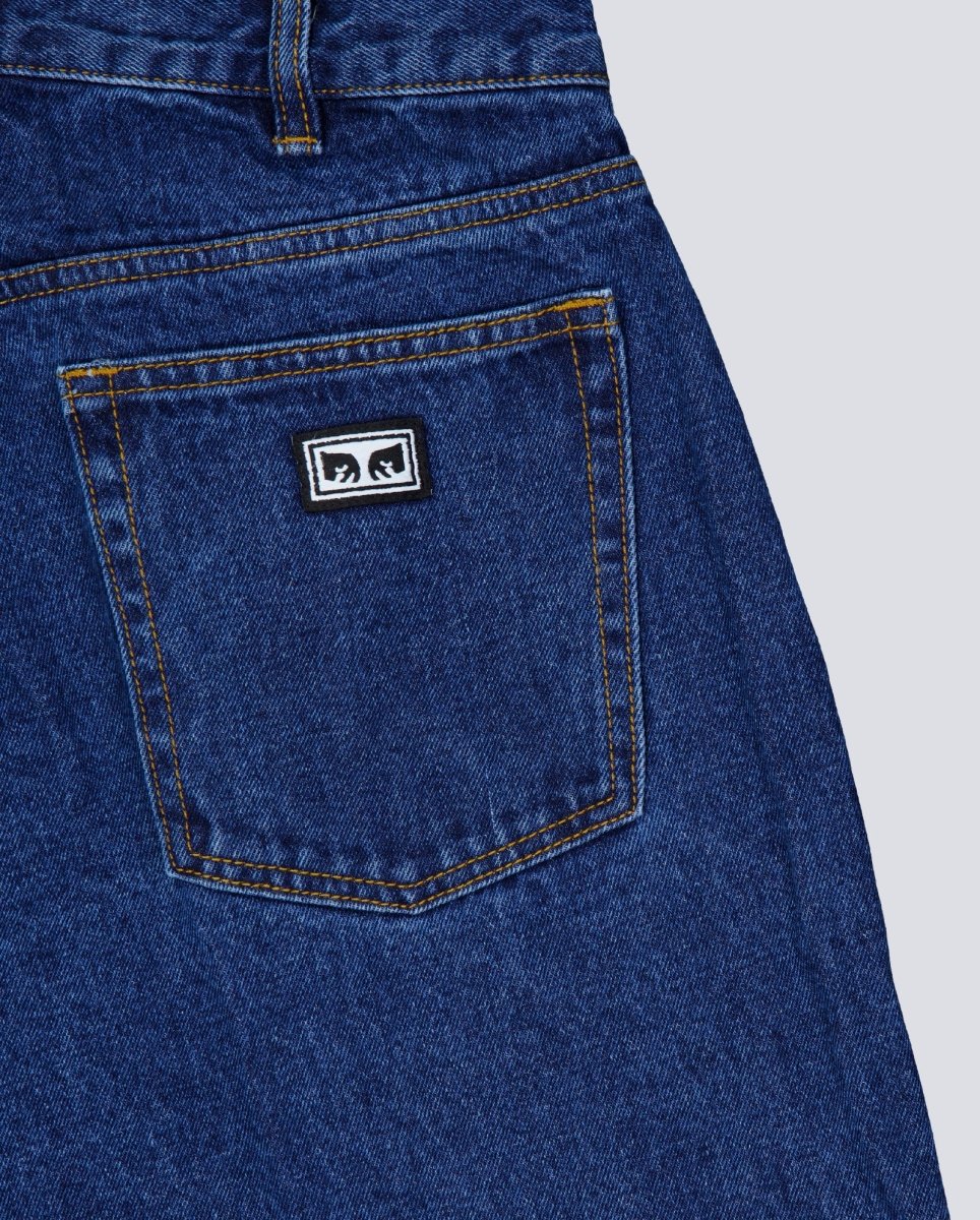 Pantalón Vaquero Obey Bigwig Baggy Azul Hombre - Image 2