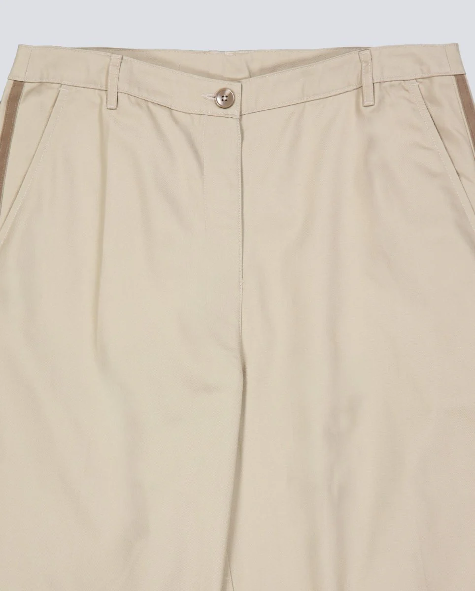 Pantalón Adidas Tailored Pant Beige Hombre - Image 4
