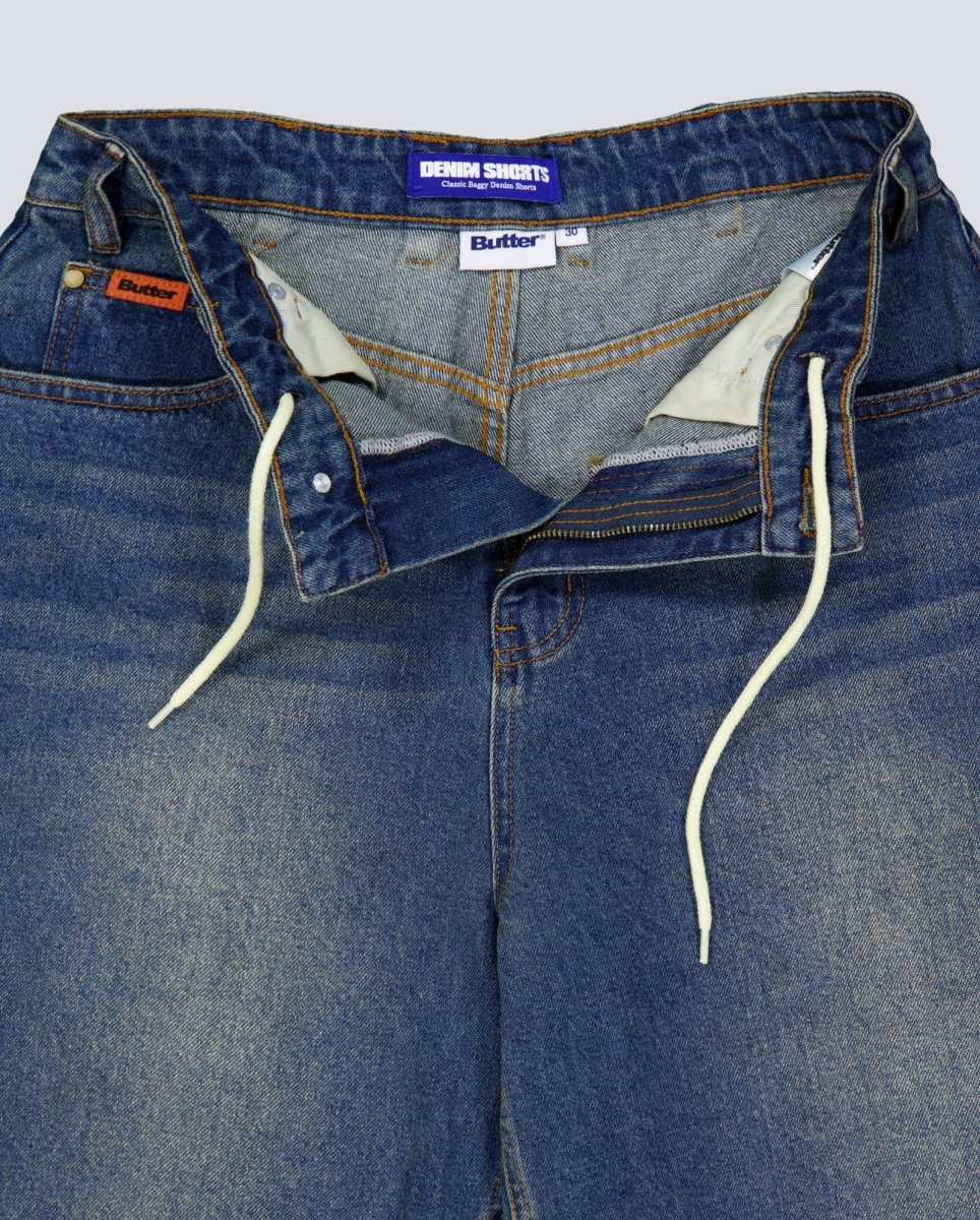 Pantalón Corto Butter Goods Baggy Denim Azul Unisex - Image 4