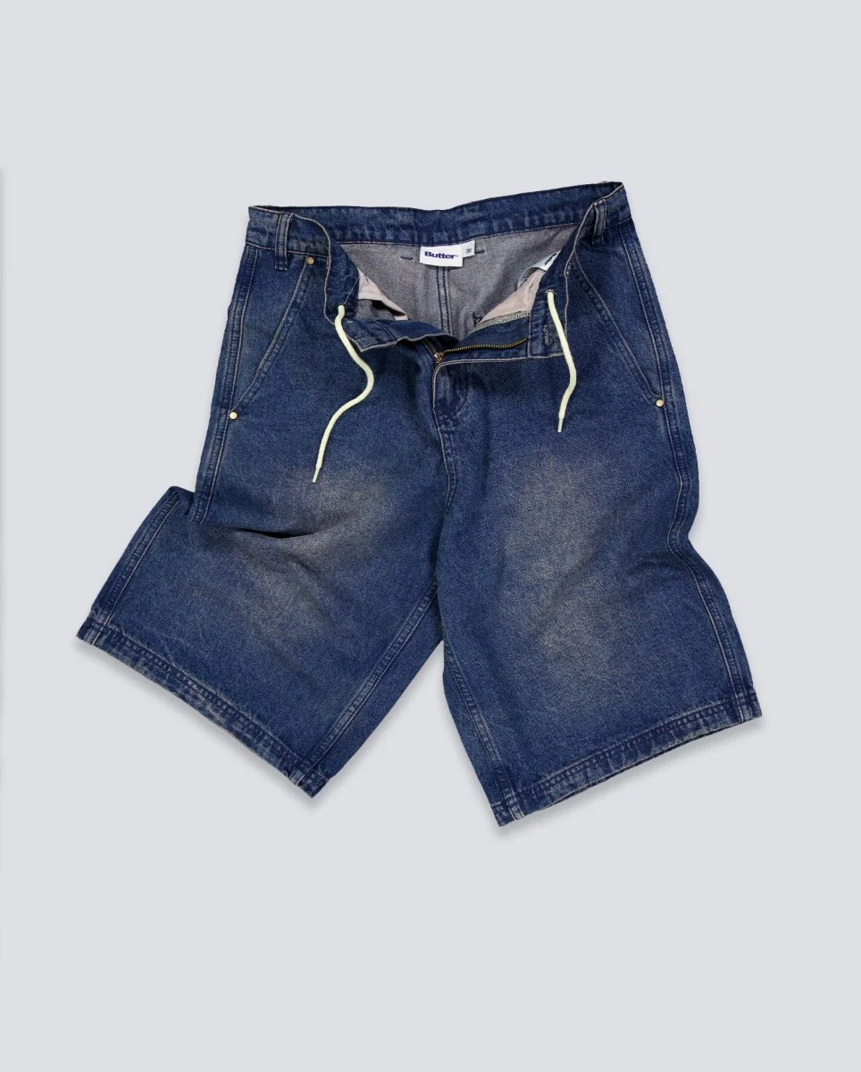 Pantalones Cortos Butter Goods Denim Azul Unisex - Image 2