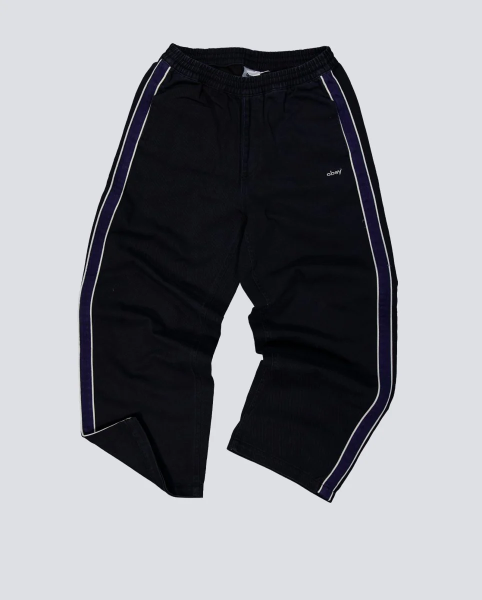 Pantalón Obey Astrid Stripe Negros Mujer - Image 2
