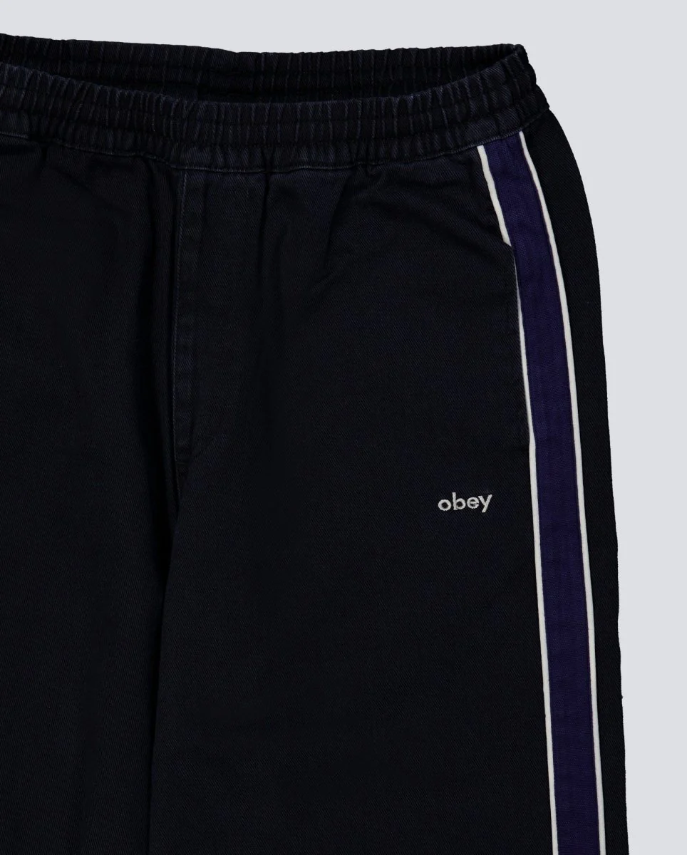 Pantalón Obey Astrid Stripe Negros Mujer - Image 4
