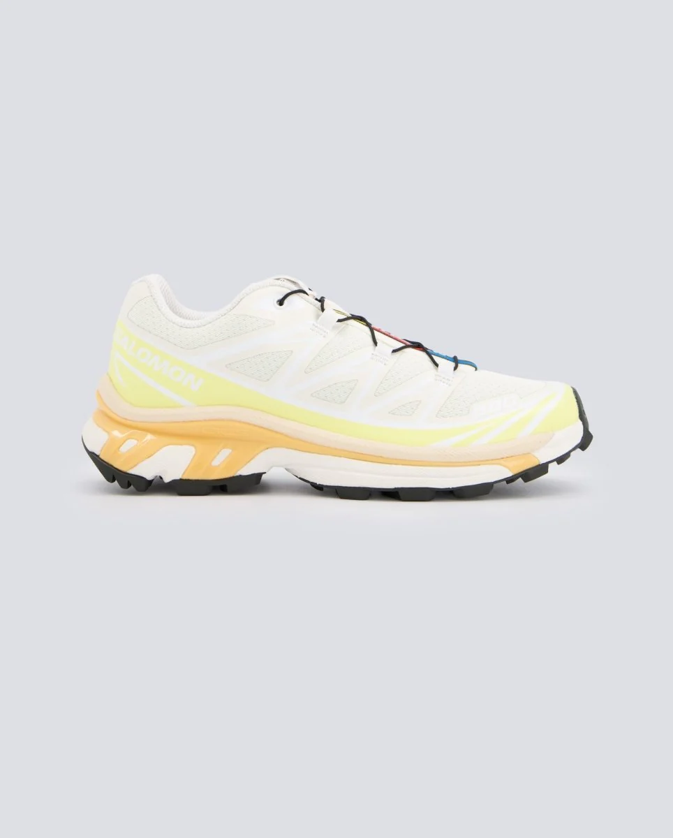 Salomon Xt-6 Blanco Y Amarillo Mujer