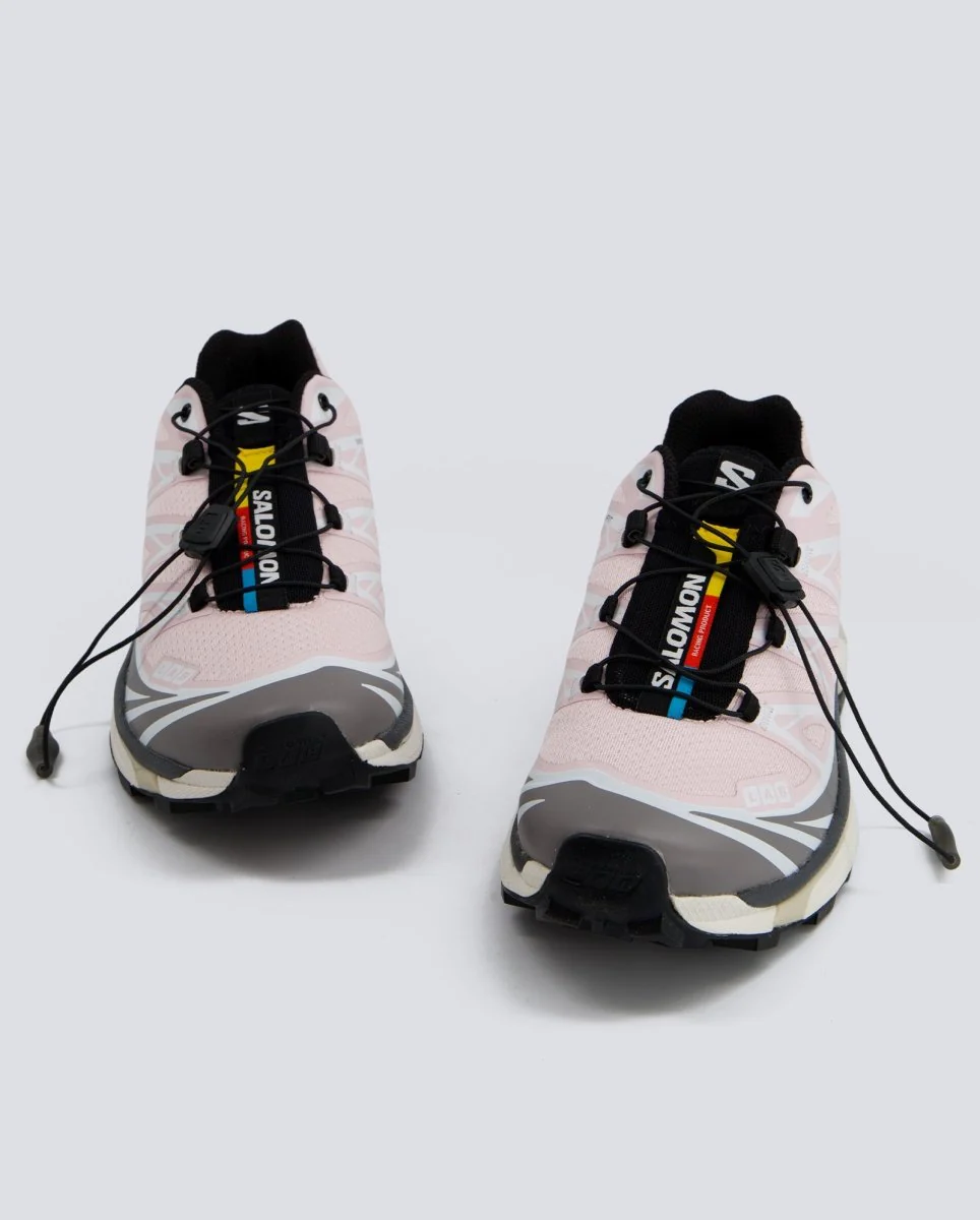 Salomon XT-6 Cloudburst Icy Rosa Y Gris Mujer - Image 4