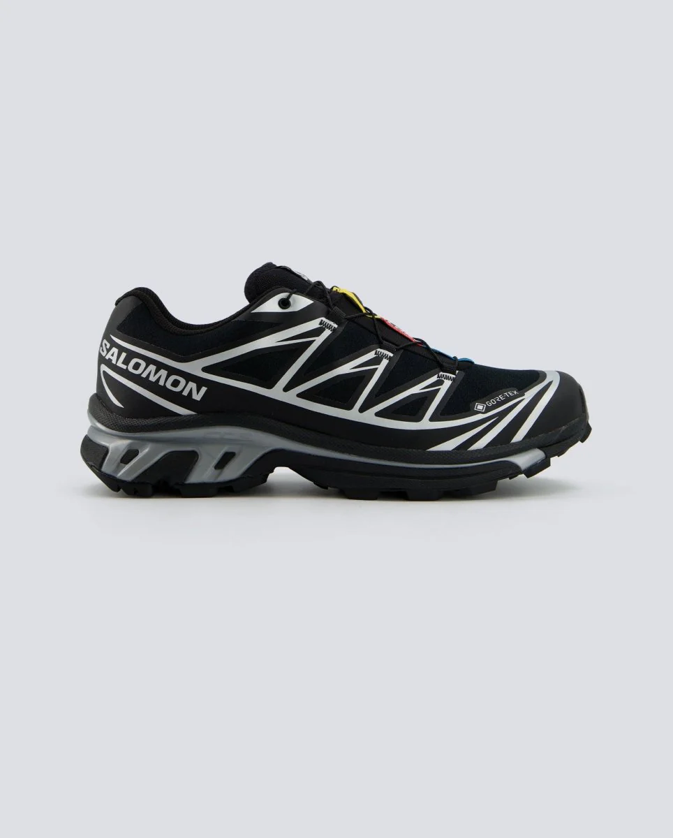 Salomon XT-6 Gore Tex Negro Y Plateado Hombre